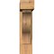 Ekena Millwork Funston Block Smooth Bracket w/ Offset Brace, Western Red Cedar, 5 1/2"W x 18"D x 22"H BKT0604X18X22FST05SWR - alternate 2